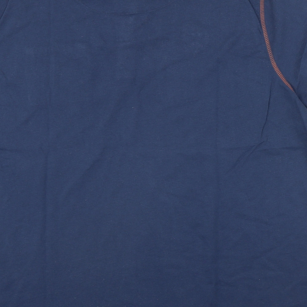 Joe Browns Mens Blue  Cotton  Polo Size 2XL Collared Button