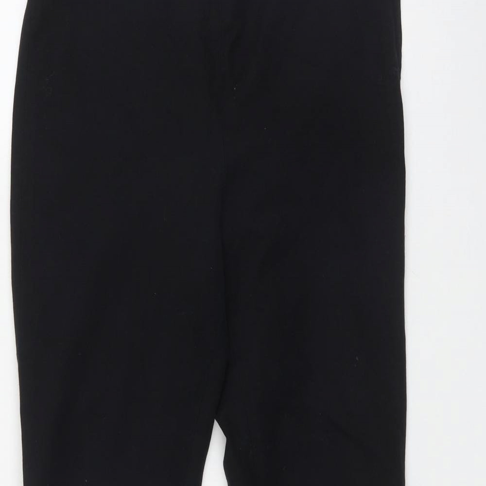COS Womens Black  Cotton Jegging Trousers Size 10 L30 in Regular Zip