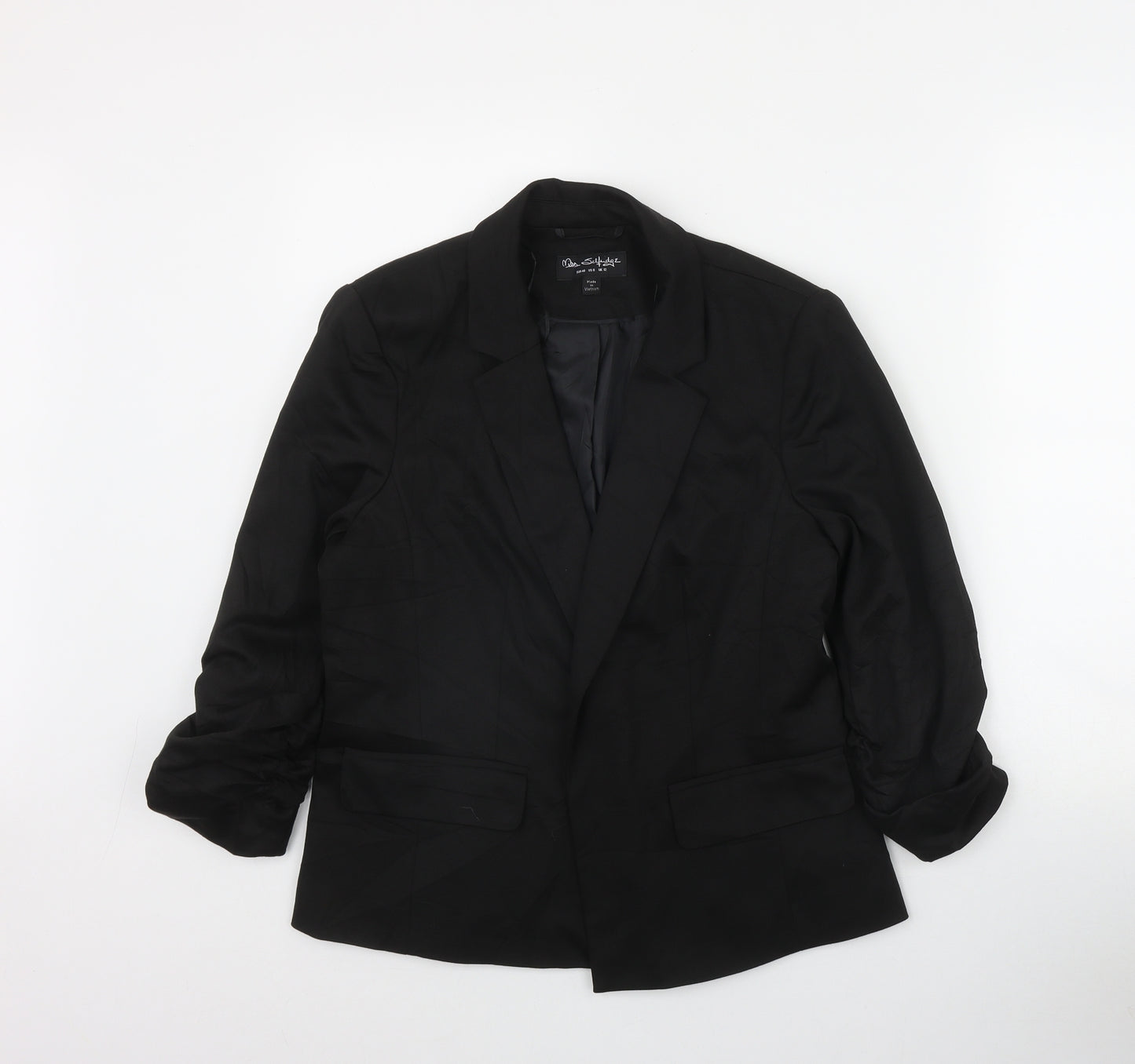Miss Selfridge Womens Black   Jacket Blazer Size 12