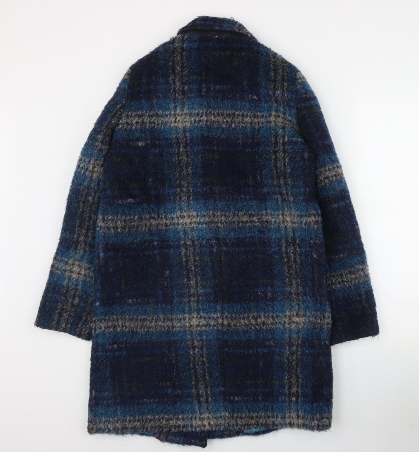 Jigsaw Womens Black Plaid  Jacket  Size 10  Button