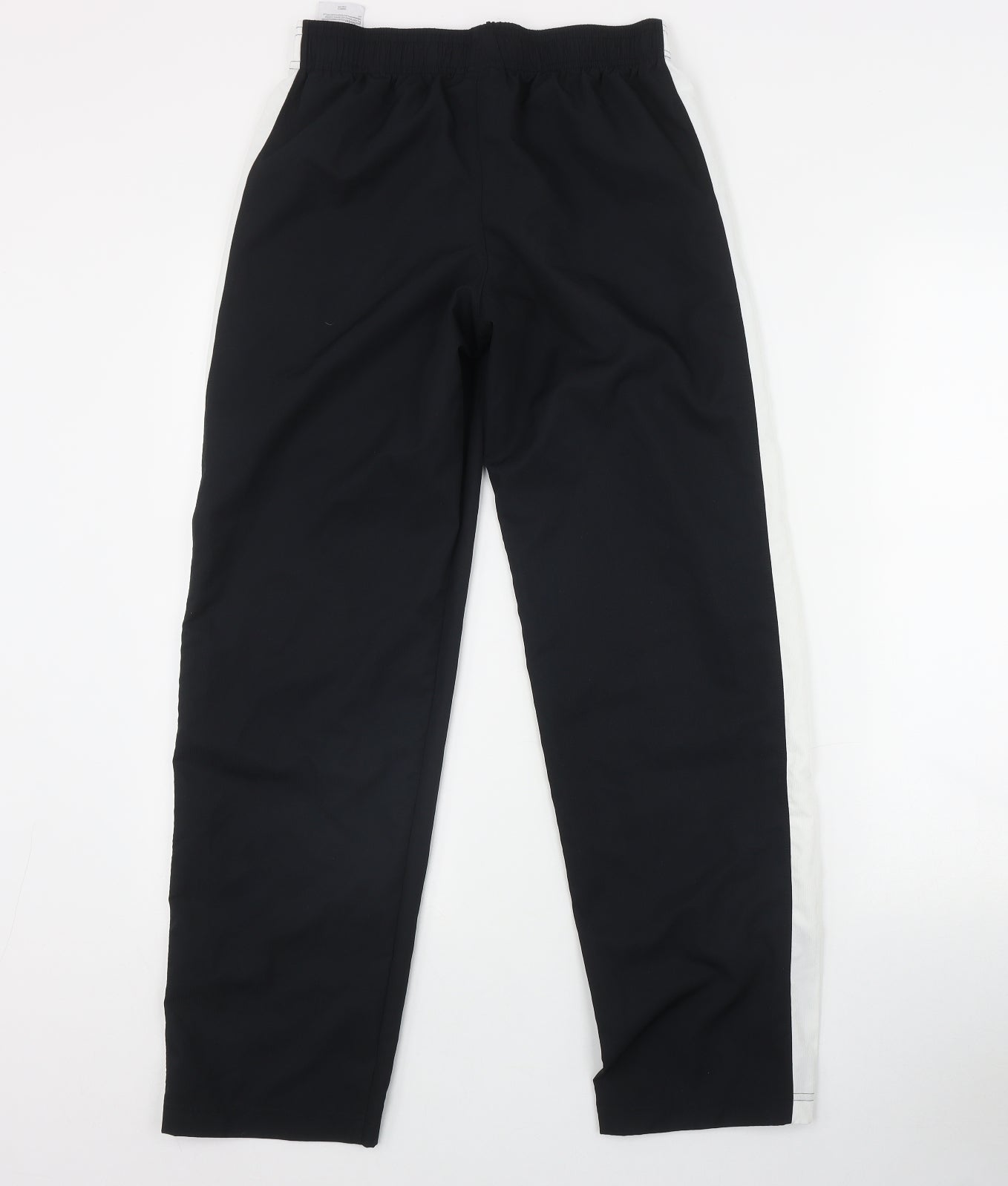 Under armour Boys Black  Polyester Jogger Trousers Size L L28 in Regular Drawstring