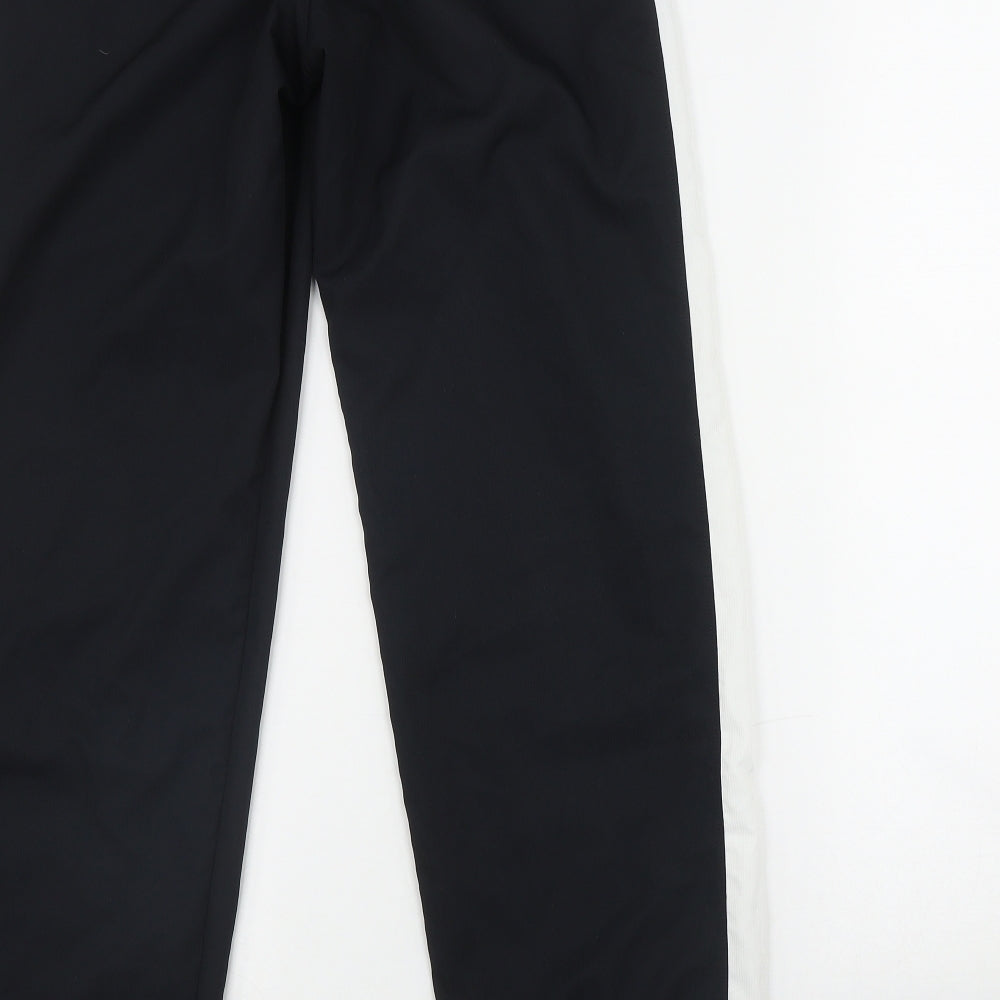 Under armour Boys Black  Polyester Jogger Trousers Size L L28 in Regular Drawstring