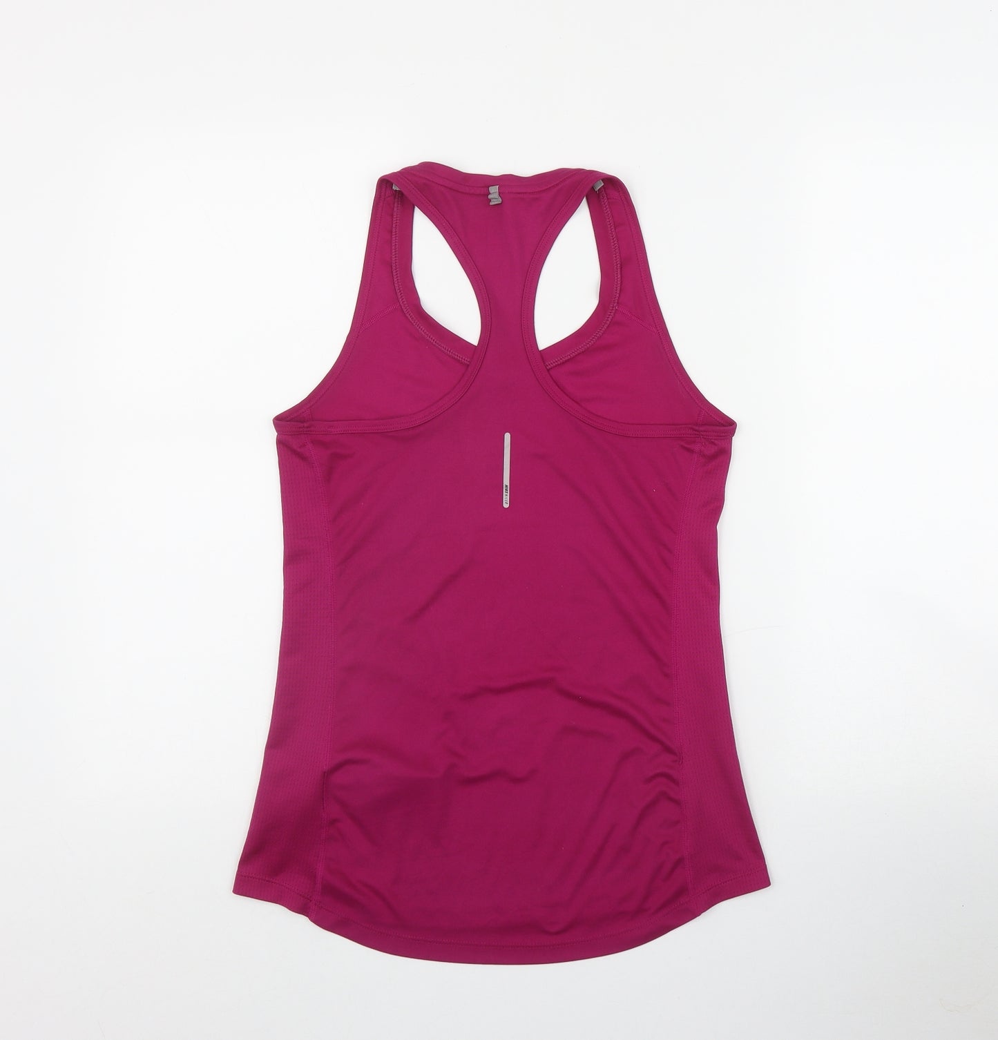 Nike Womens Pink  Polyester Basic Tank Size S Scoop Neck Pullover