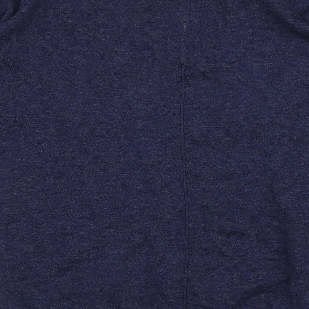 NEXT Womens Blue Round Neck  Wool Pullover Jumper Size 14