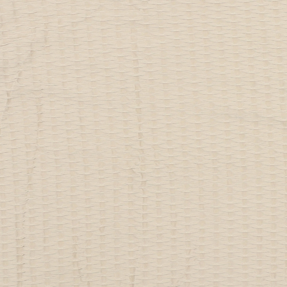 Bonmarche Womens Beige  Polyamide Basic Blouse Size L Round Neck