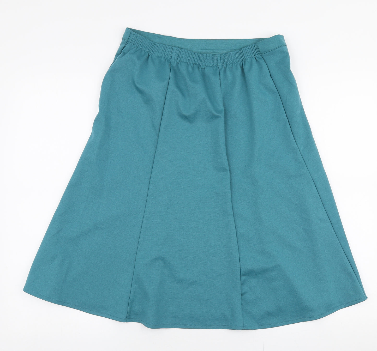 Bonmarché Womens Blue  Polyester A-Line Skirt Size 12