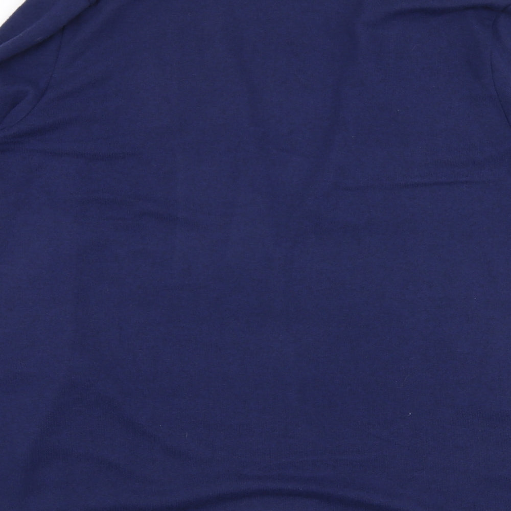Bonmarché Womens Blue V-Neck  Polyester Cardigan Jumper Size 16