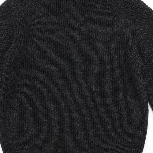 NEXT Mens Grey High Neck  Acrylic Pullover Jumper Size M