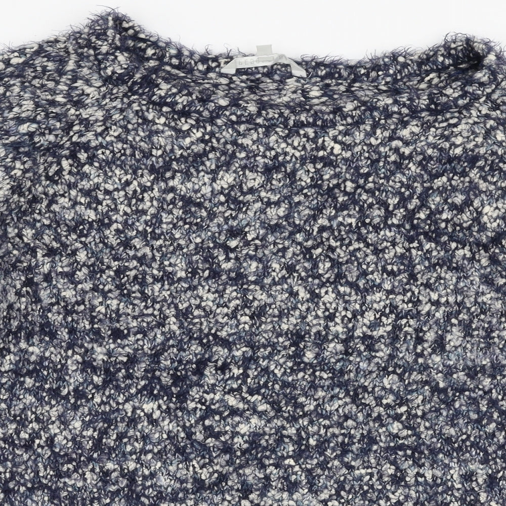 Pebble Bay Womens Blue Round Neck  Polyester Pullover Jumper Size L