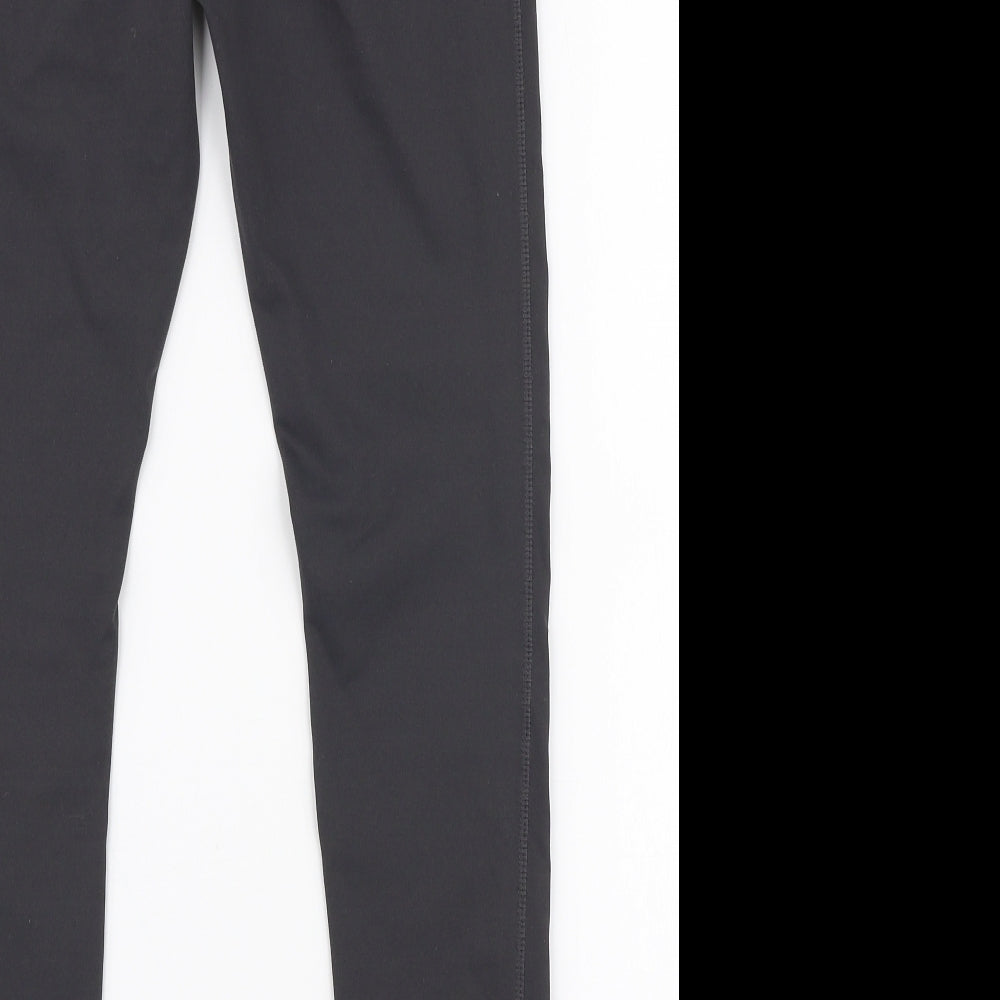 USA Pro Womens Grey  Polyester Compression Leggings Size 26 in L25 in Slim Pullover