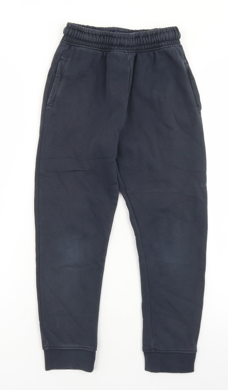 NEXT Boys Blue  Cotton Jogger Trousers Size 8 Years  Regular Drawstring