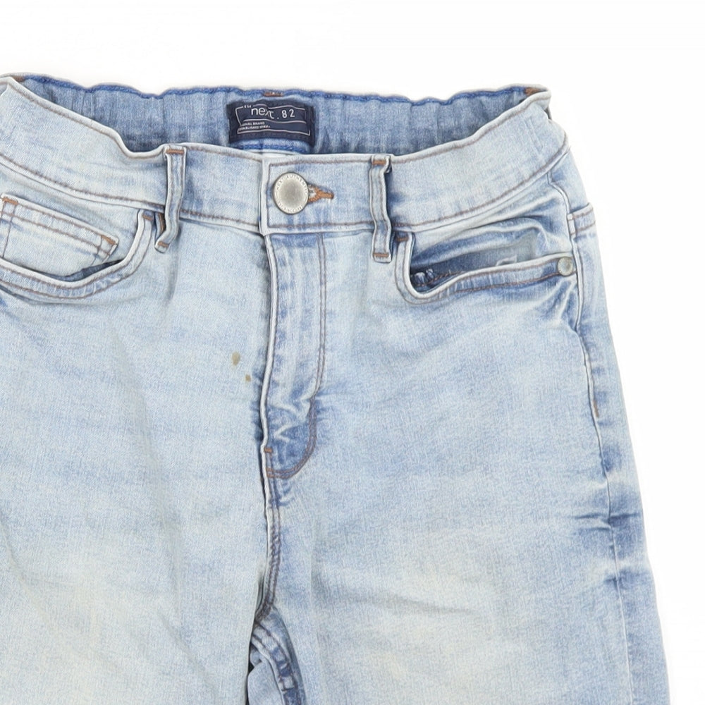 NEXT Boys Blue  Cotton Bermuda Shorts Size 11 Years  Regular