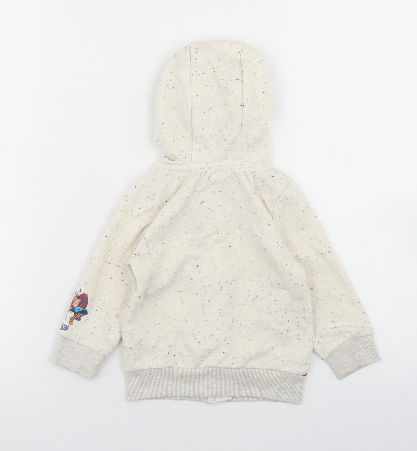 Primark Boys Beige   Jacket  Size 12-18 Months   Zip - Marvel Avengers