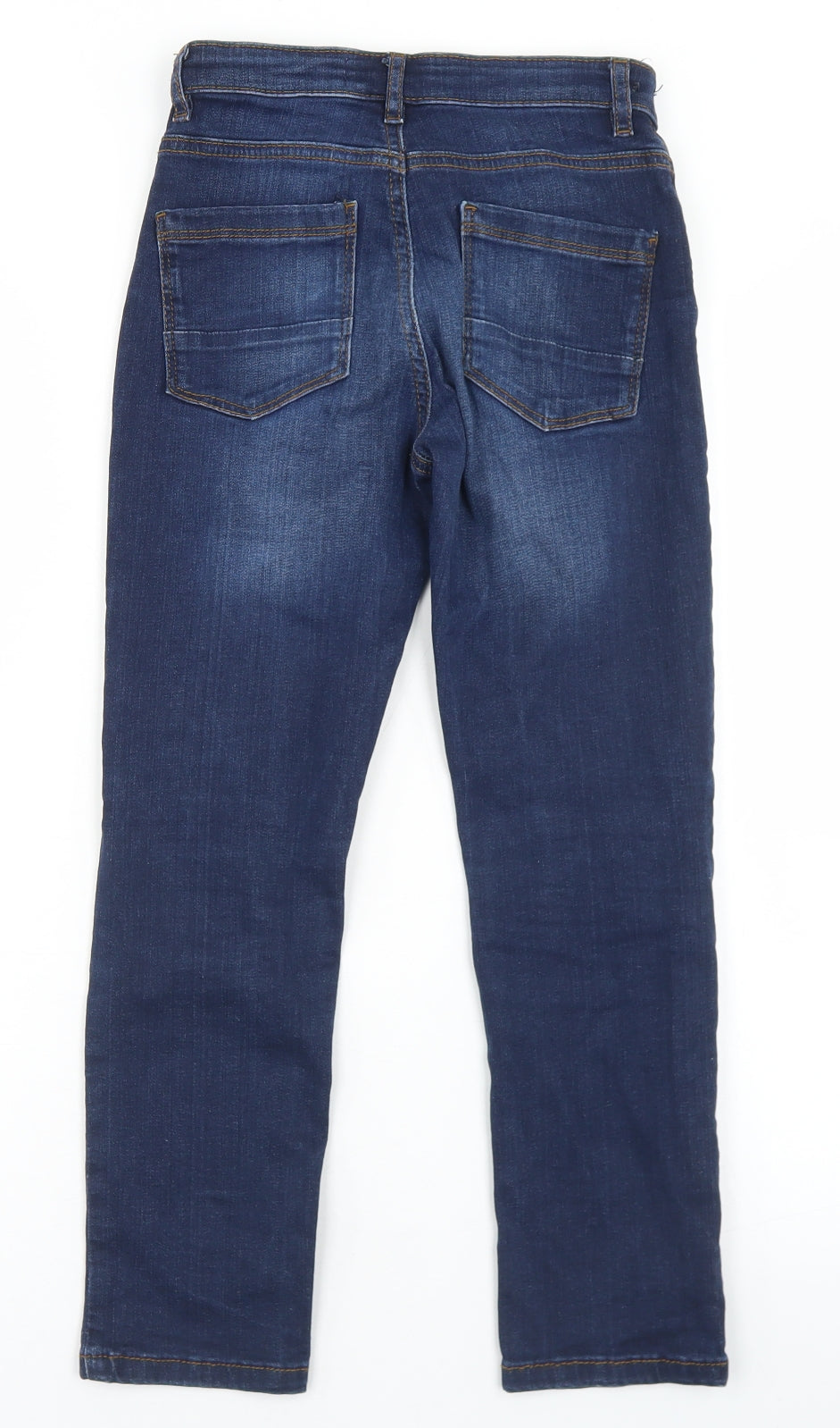 NEXT Boys Blue  Cotton Skinny Jeans Size 8 Years  Regular Button