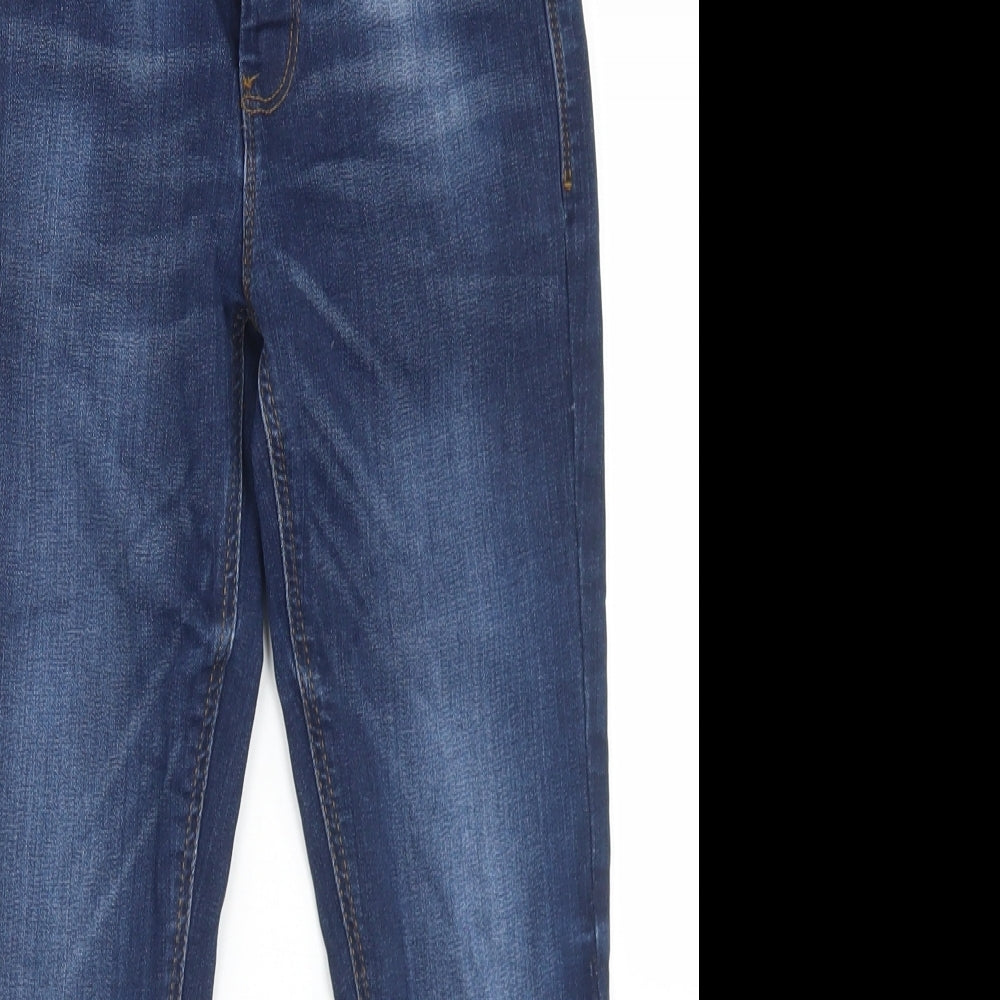 NEXT Boys Blue  Cotton Skinny Jeans Size 8 Years  Regular Button