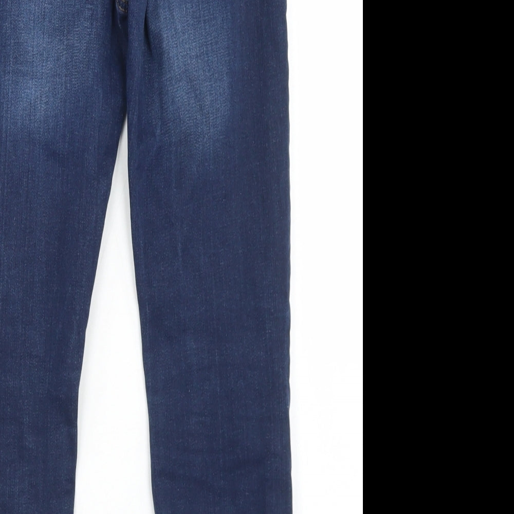 NEXT Boys Blue  Cotton Skinny Jeans Size 8 Years  Regular Button
