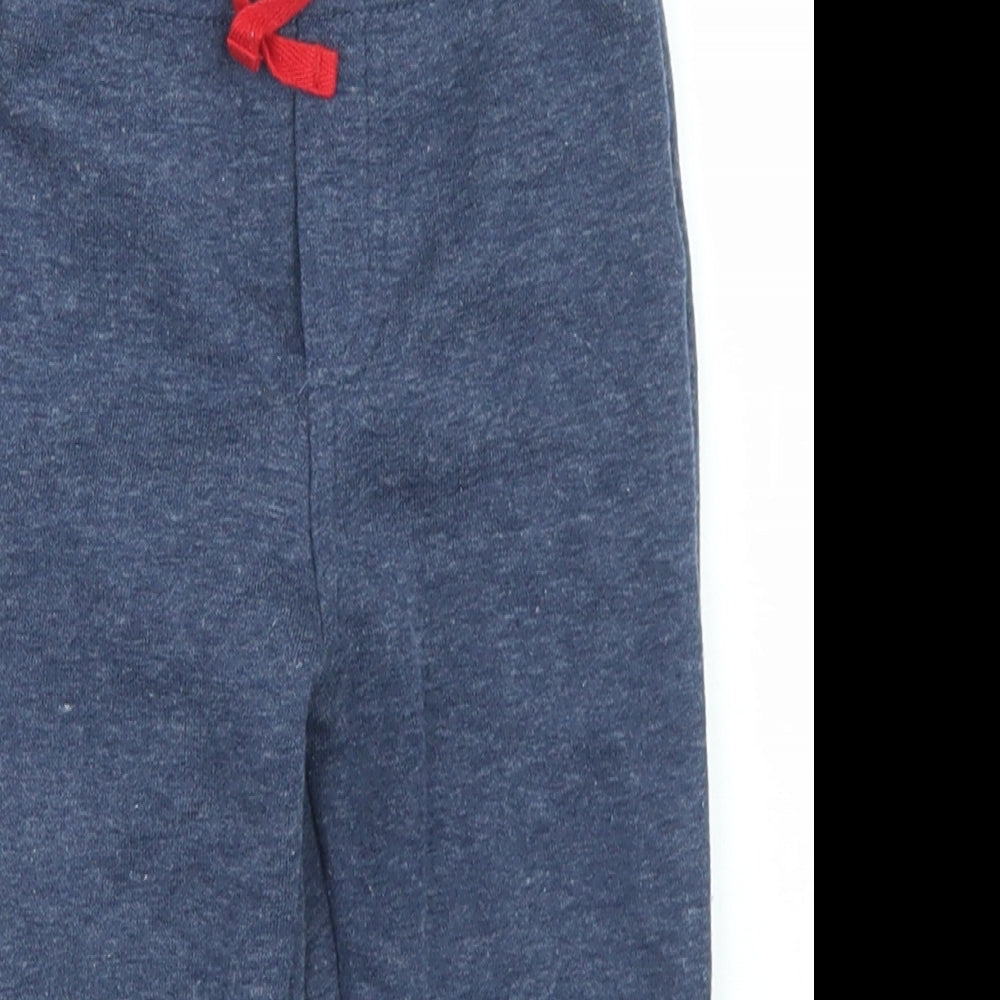 Tommy Hilfiger Boys Blue  Cotton Jogger Trousers Size 18 Months  Drawstring