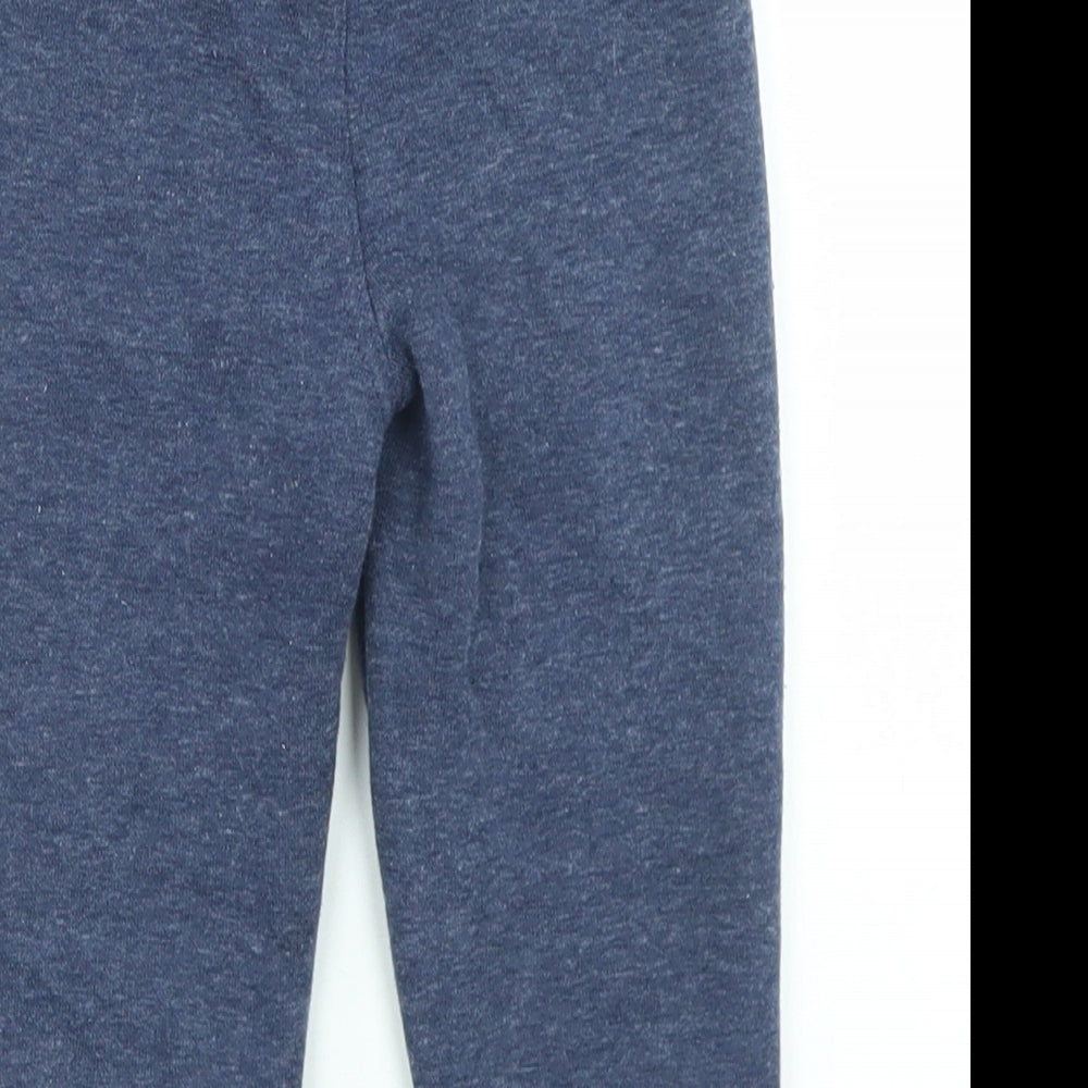 Tommy Hilfiger Boys Blue  Cotton Jogger Trousers Size 18 Months  Drawstring