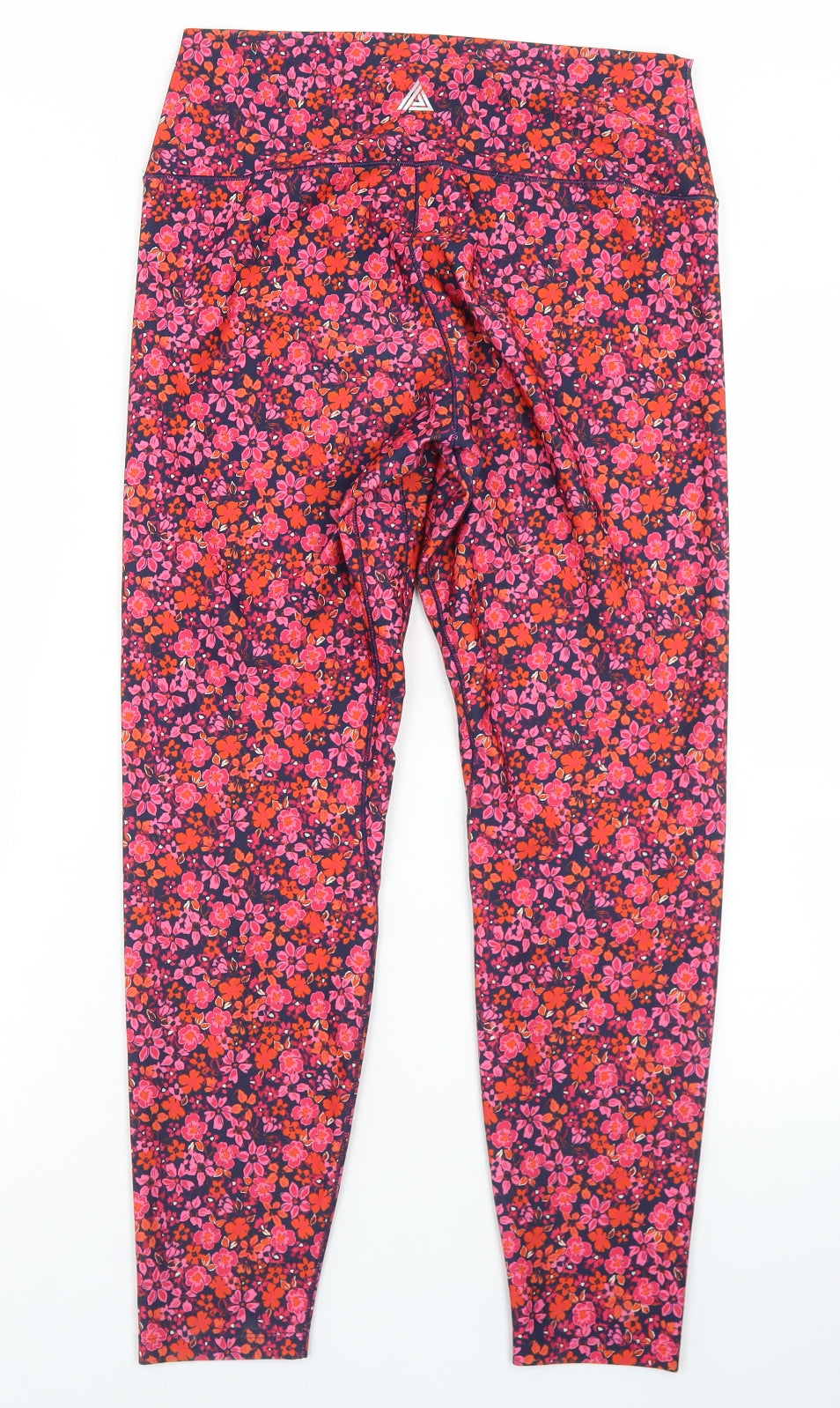 NEXT Womens Multicoloured Floral Polyester Compression Leggings Size 16 L24 in Regular