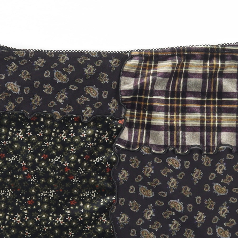 Urban Outfitters Womens Multicoloured Plaid Polyester Mini Skirt Size S    - Scalloped Edging