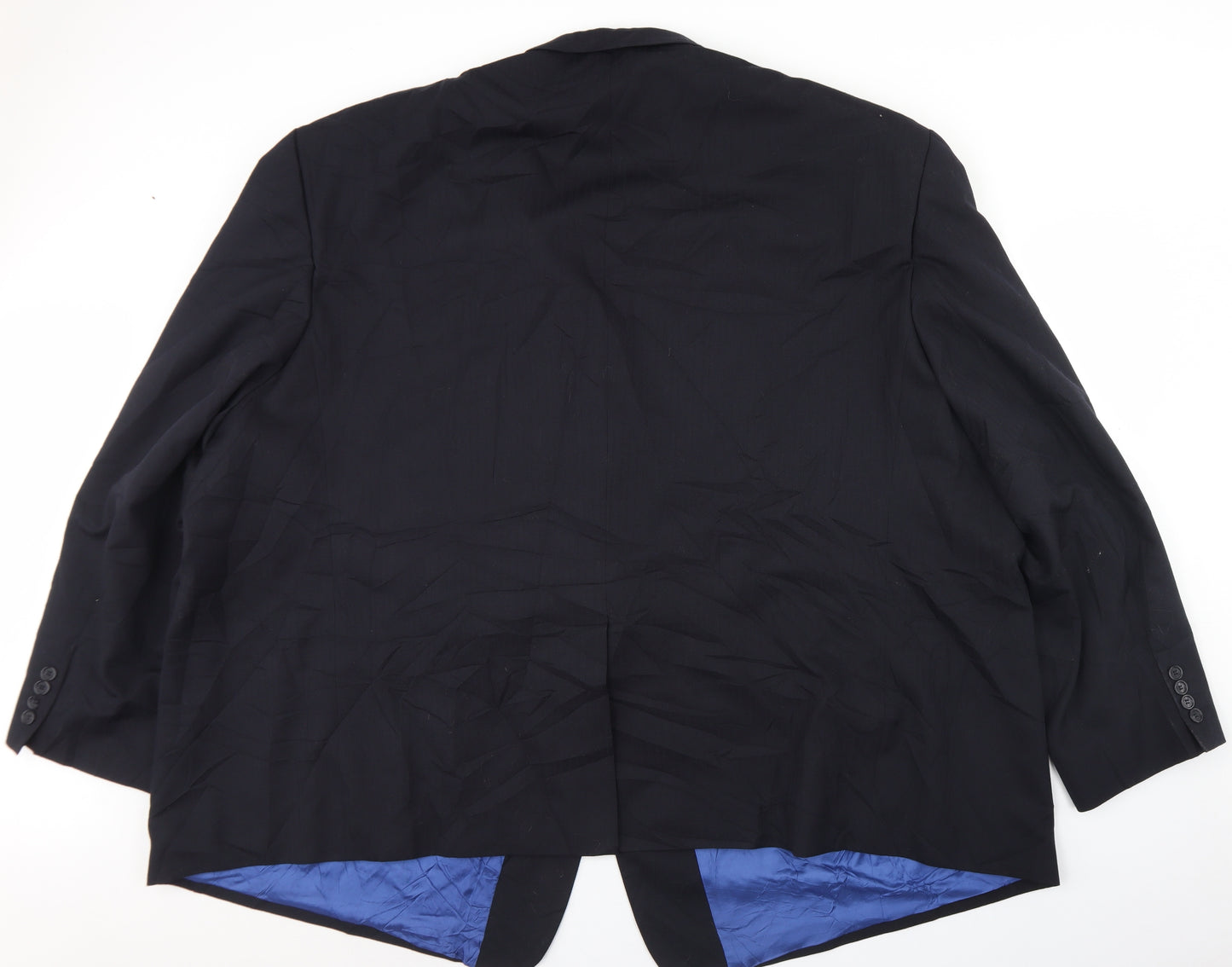 DiCaprio Mens Black  Polyester Jacket Blazer Size 4XL