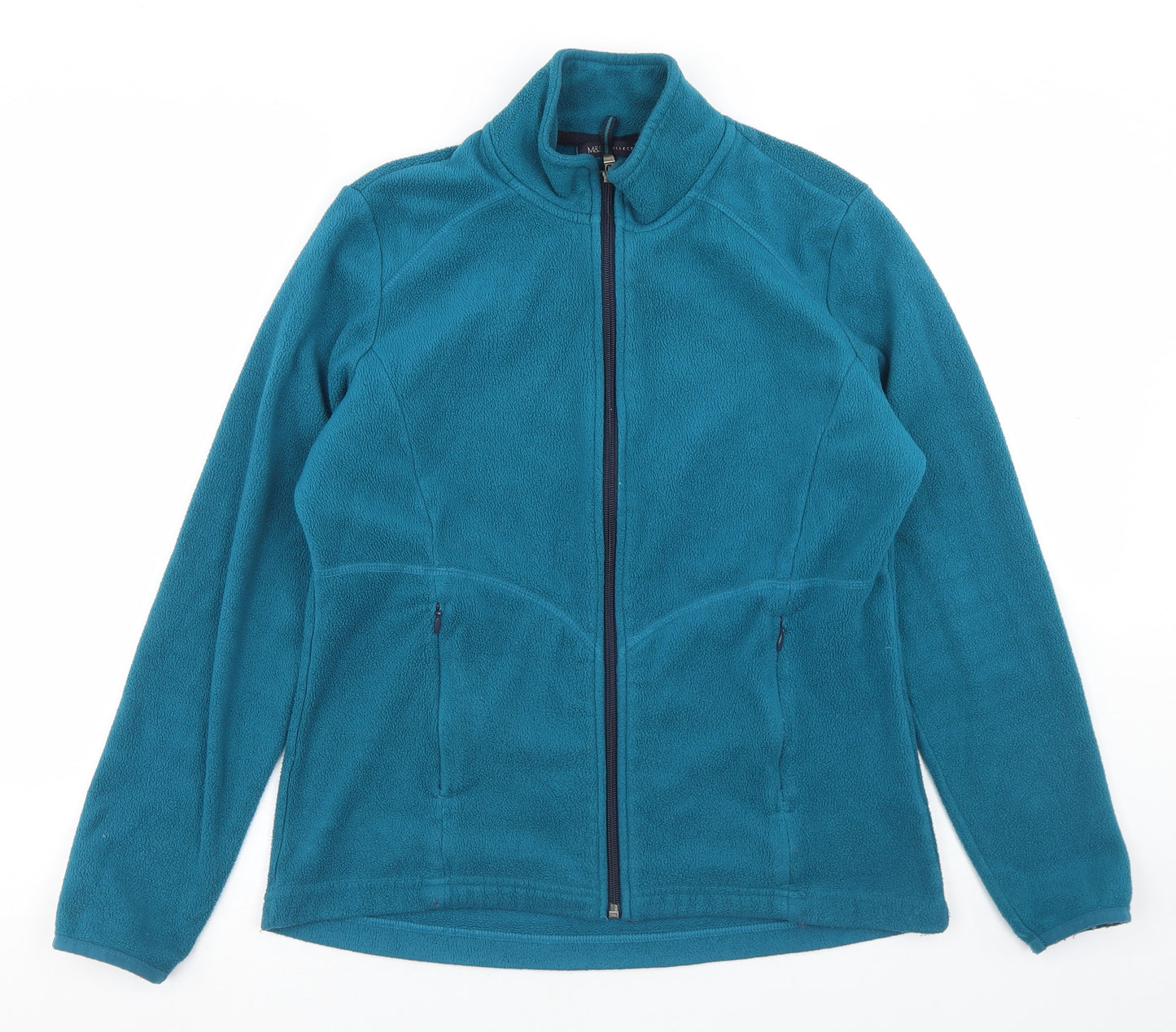 Marks and Spencer Womens Blue   Jacket  Size 12  Zip