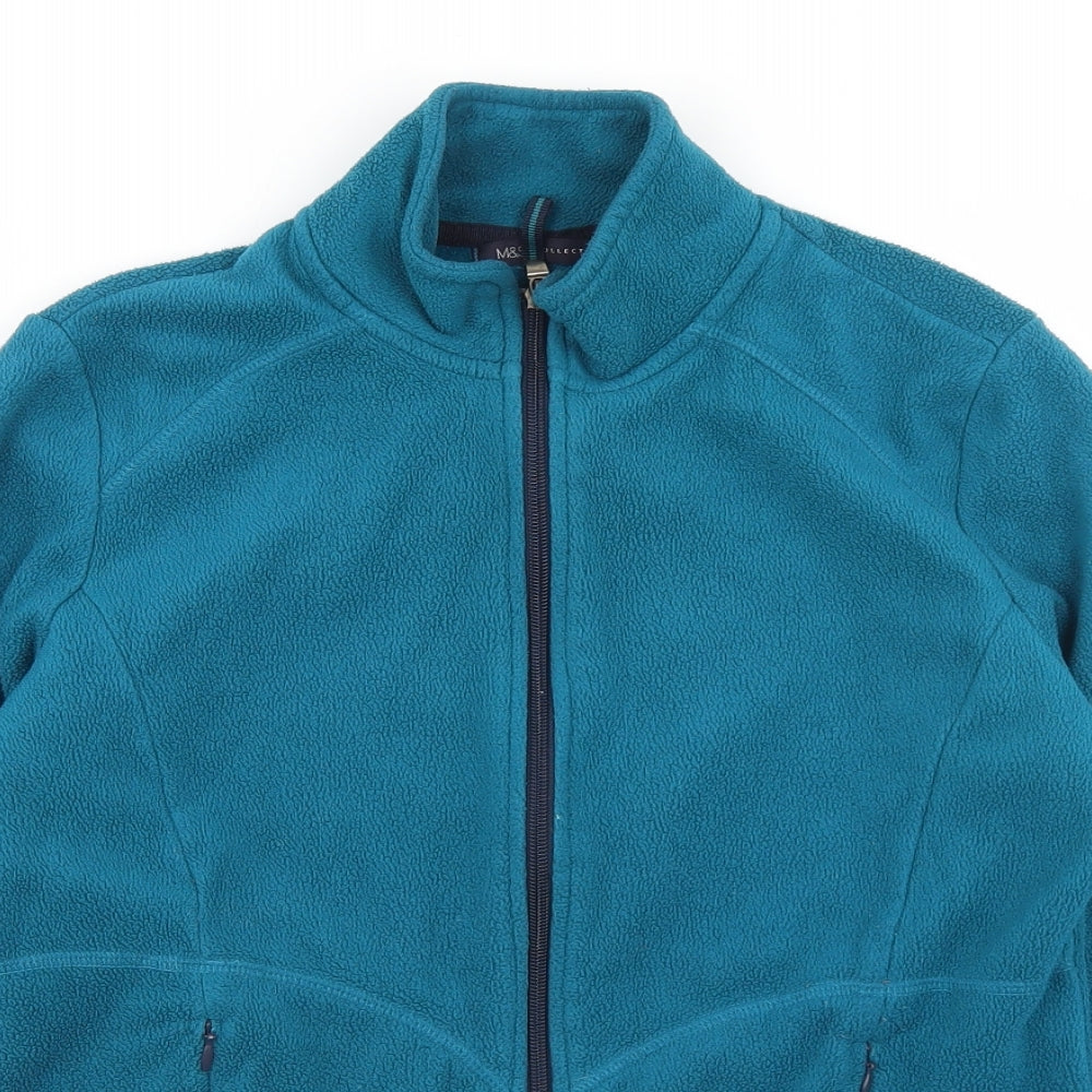 Marks and Spencer Womens Blue   Jacket  Size 12  Zip