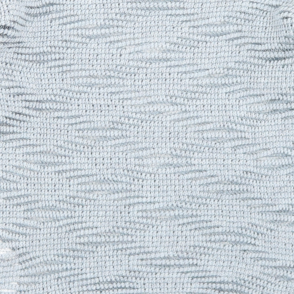 GUESS Womens Blue Boat Neck  Cotton Pullover Jumper Size 4