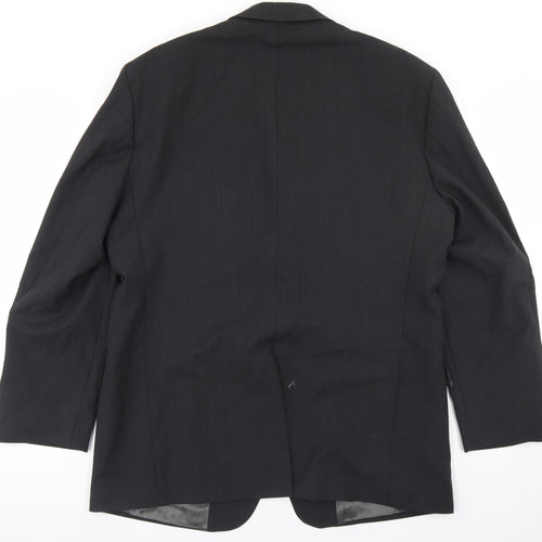 Marks and Spencer Mens Grey  Polyester Jacket Blazer Size 42