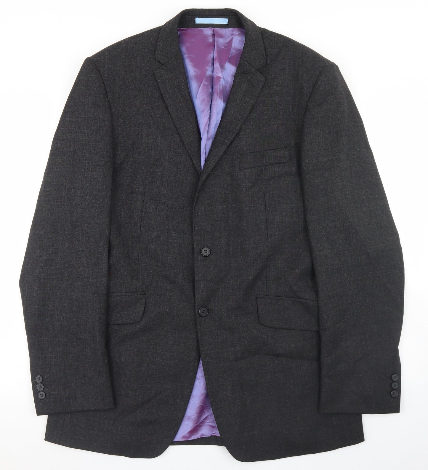 Burton Mens Grey  Wool Jacket Blazer Size 40