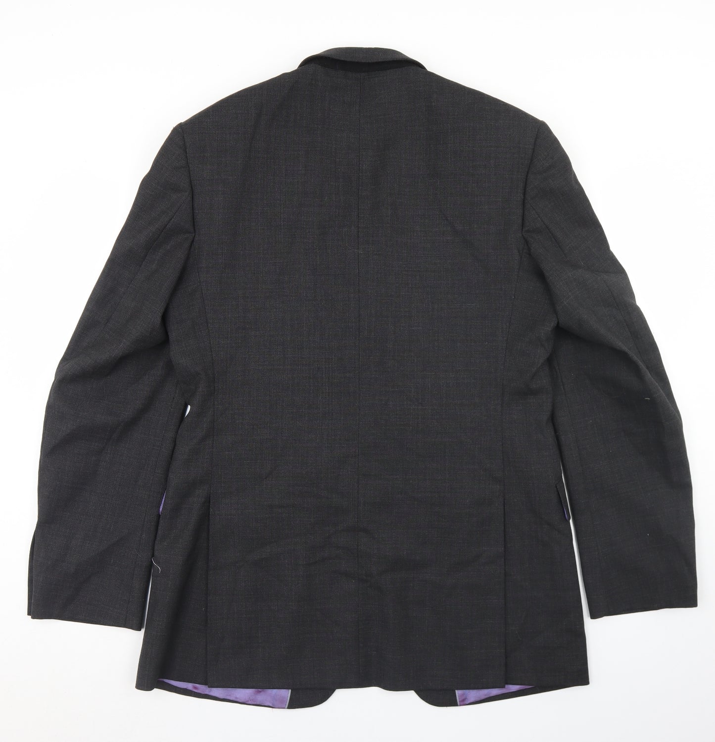 Burton Mens Grey  Wool Jacket Blazer Size 40