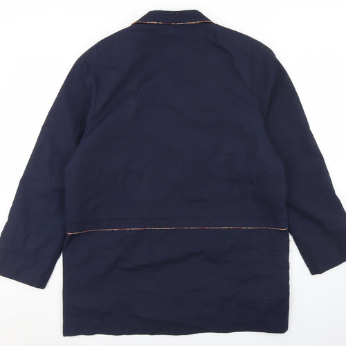 Compliments Womens Blue   Jacket  Size 14  Button