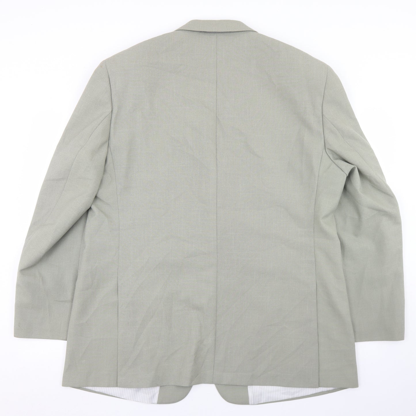 Greenwoods Mens Green  Polyester Jacket Blazer Size 46