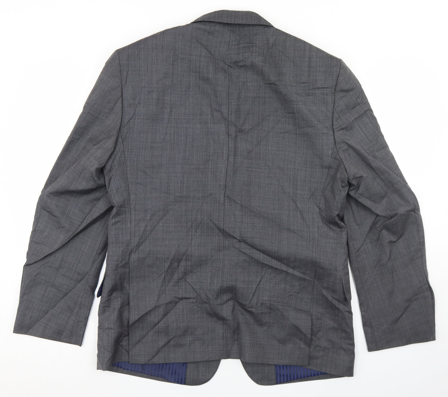 Marks and Spencer Mens Grey  Wool Jacket Blazer Size 40
