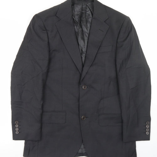Lanificio Mens Grey  Wool Jacket Blazer Size 36