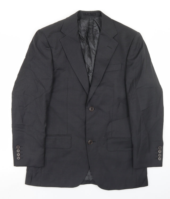 Lanificio Mens Grey  Wool Jacket Blazer Size 36