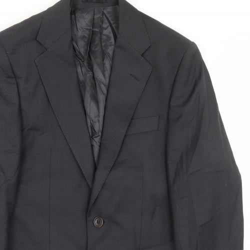 Lanificio Mens Grey  Wool Jacket Blazer Size 36