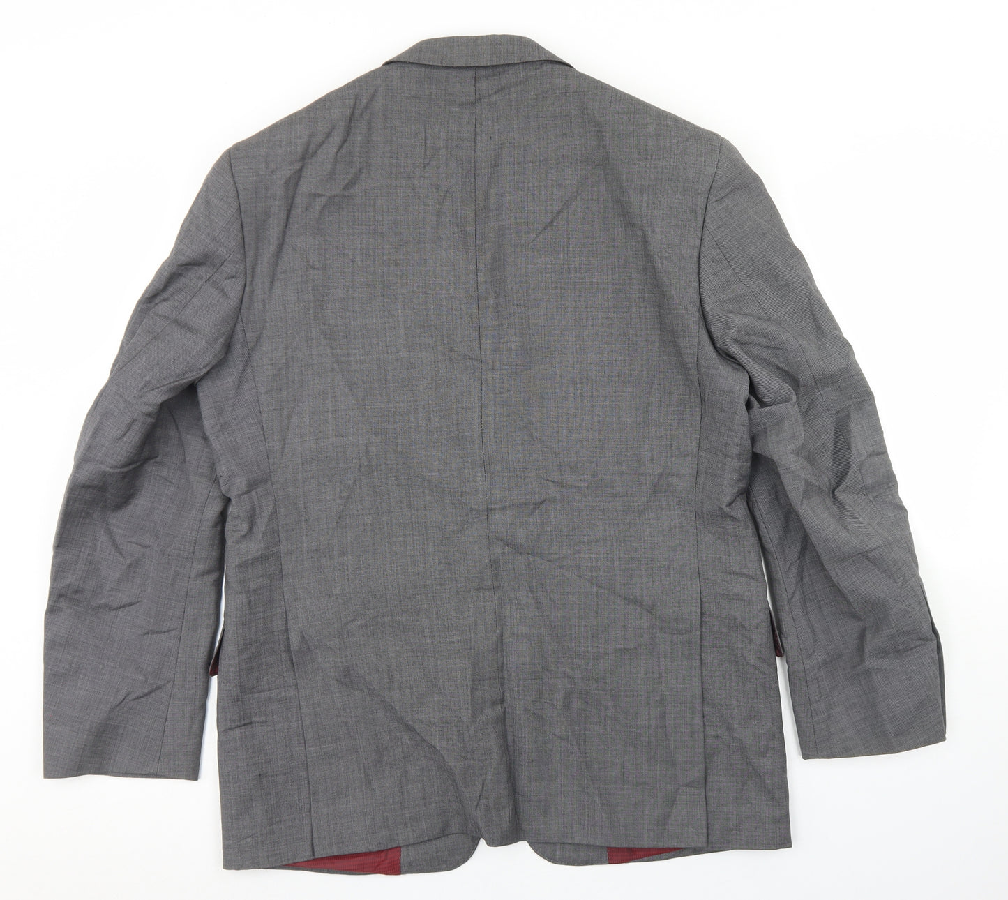 Marks and Spencer Mens Grey  Wool Jacket Blazer Size 40