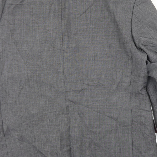 Marks and Spencer Mens Grey  Wool Jacket Blazer Size 40