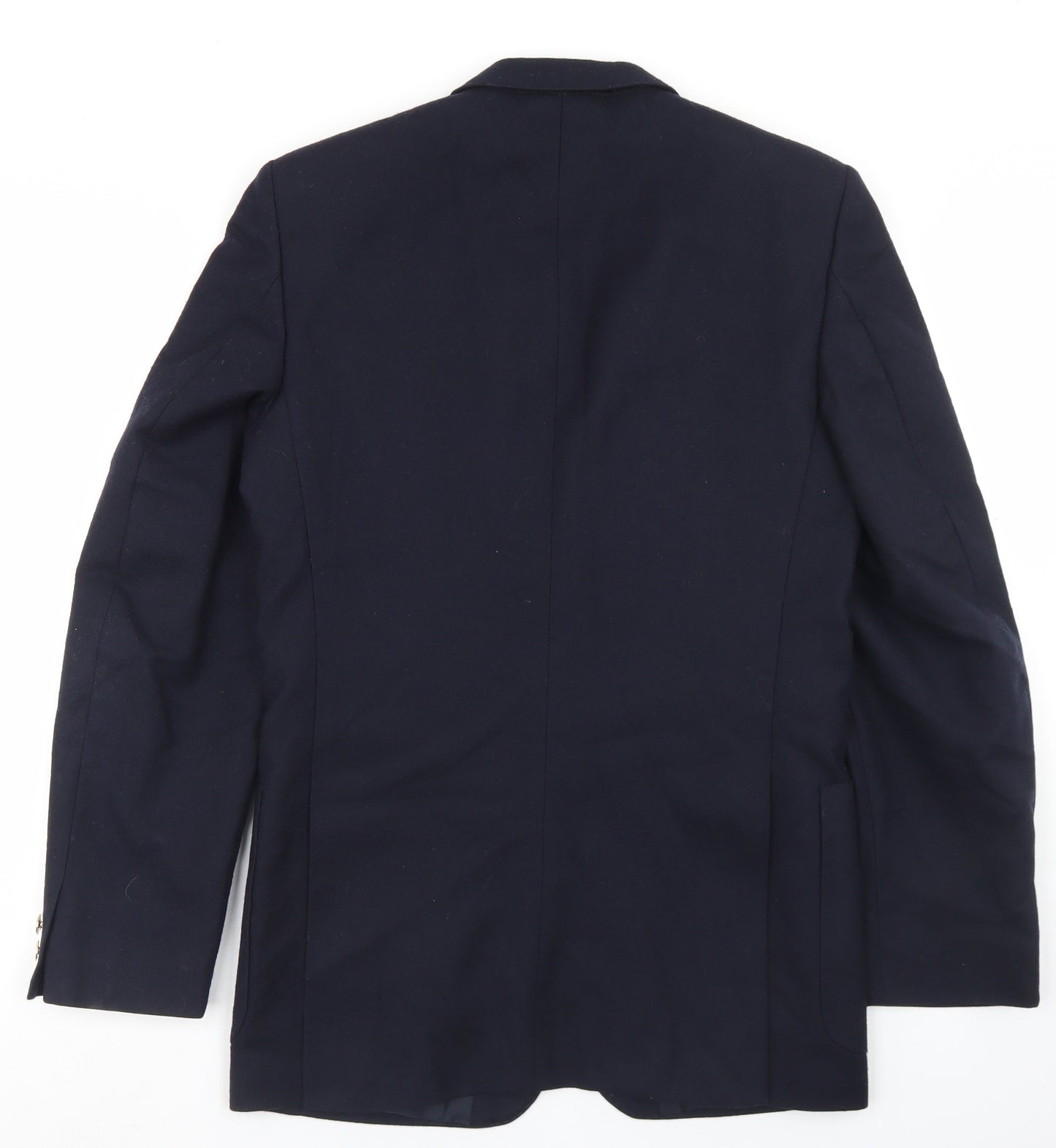 C&A Mens Blue  Wool Jacket Blazer Size 36