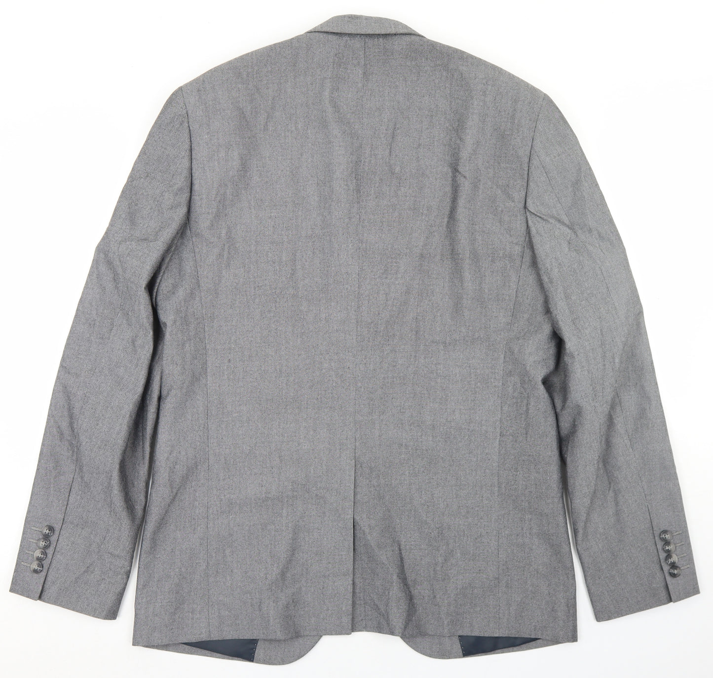 Primark Mens Grey  Polyester Jacket Blazer Size 42