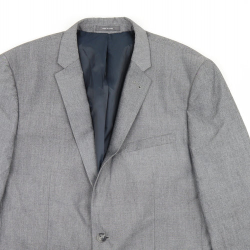 Primark Mens Grey  Polyester Jacket Blazer Size 42