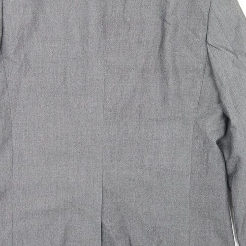 Primark Mens Grey  Polyester Jacket Blazer Size 42