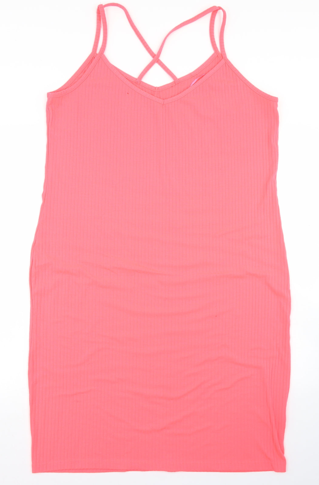 F&F Womens Pink  Polyester Bodycon  Size 20  Round Neck