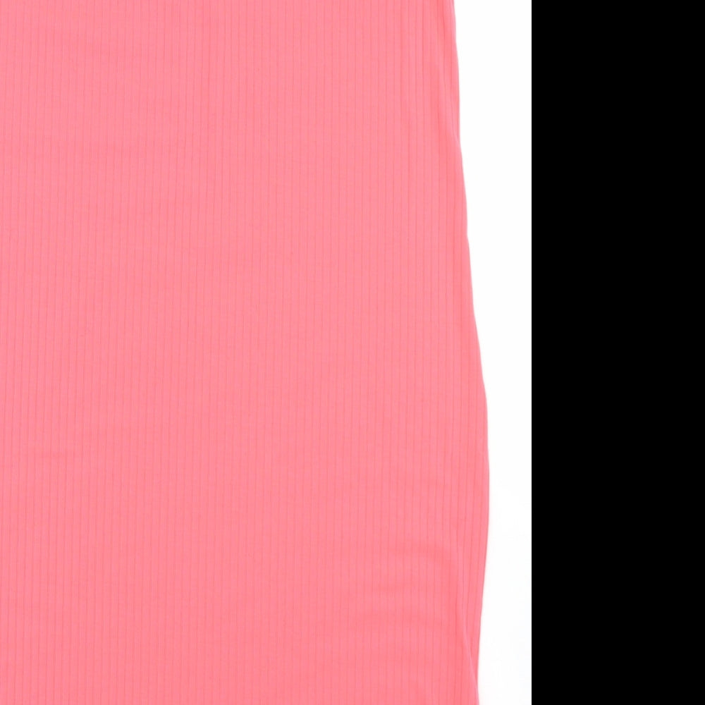 F&F Womens Pink  Polyester Bodycon  Size 20  Round Neck