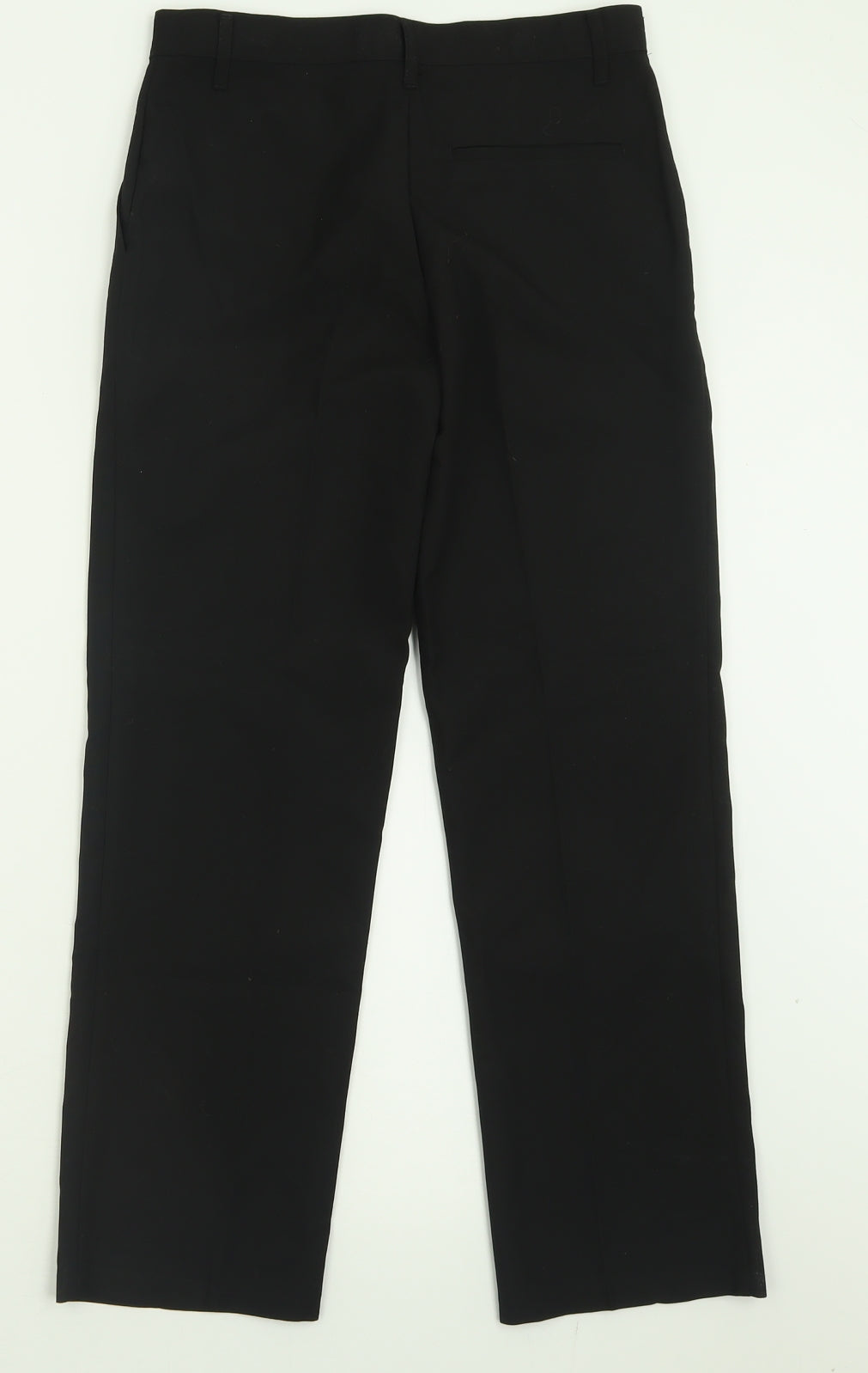 Marks and Spencer Boys Black  Polyester Capri Trousers Size 10-11 Years  Regular Hook & Eye - School Wear