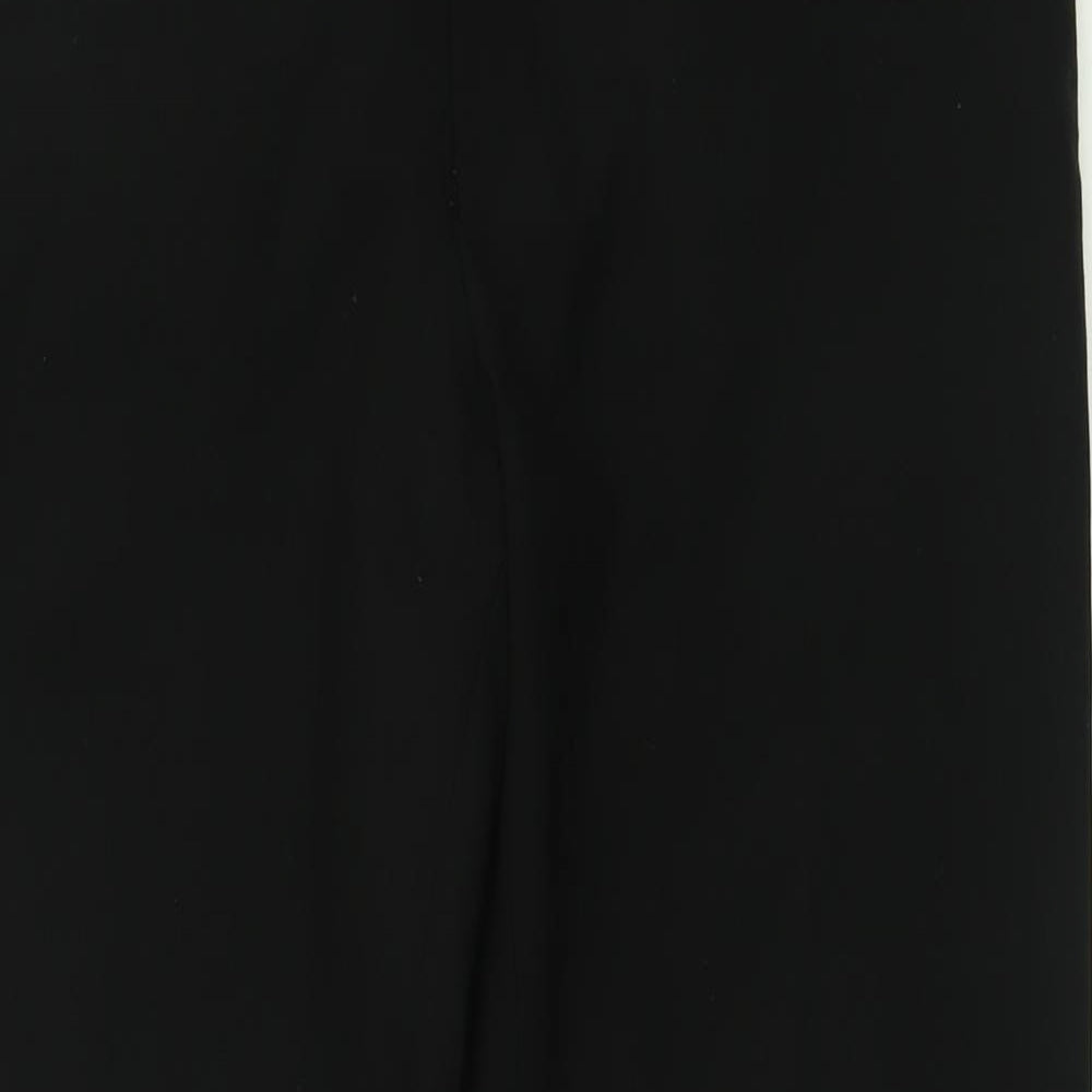 Matalan Mens Black  Polyester Trousers  Size 34 L31 in Regular Button