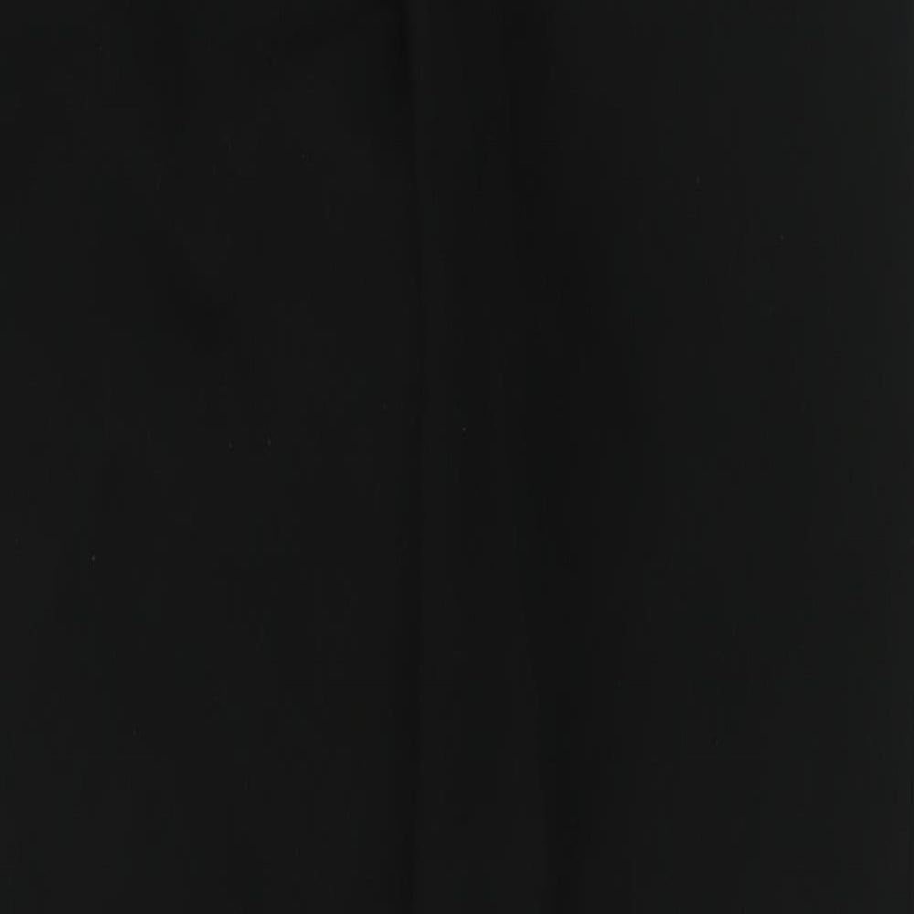 Matalan Mens Black  Polyester Trousers  Size 34 L31 in Regular Button