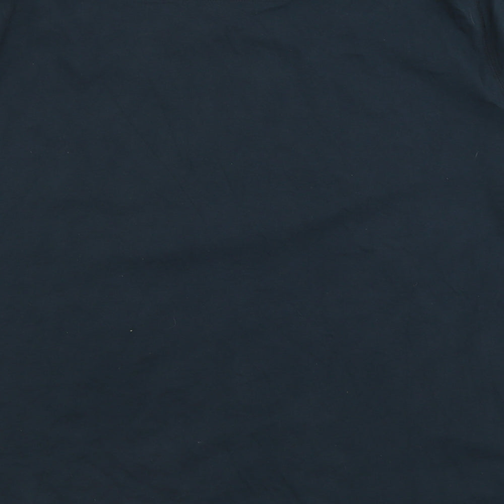 George Mens Blue  Cotton  T-Shirt Size 3XL Crew Neck