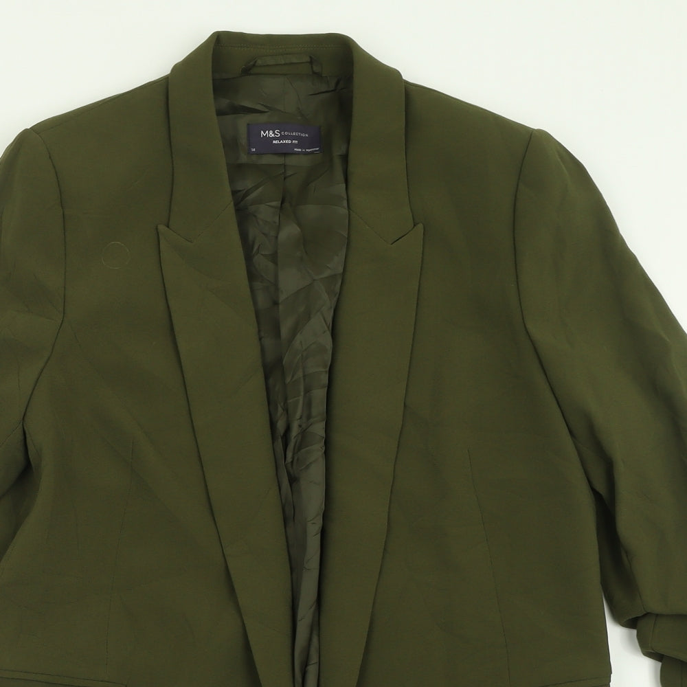F&F Womens Green   Jacket Blazer Size 14